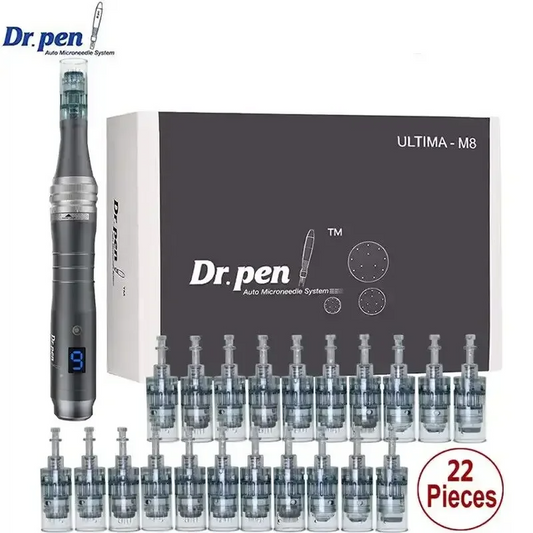 Dr. Pen Ultima M8 Wireless Microneedling Pen with 22 Cartridges